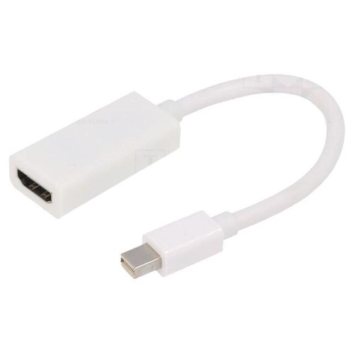 Adaptateur DisplayPort 1.2 HDMI 1.3 femelle Mini DisplayPort prise male Full HD 0.15m - blanc