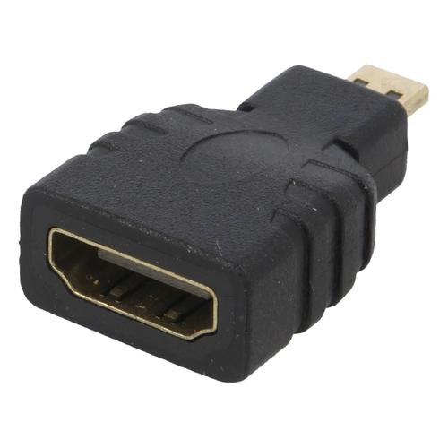 Adaptateur HDMI 1.4 femelle vers micro HDMI male noir