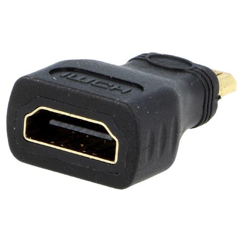 Adaptateur HDMI femelle vers mini HDMI male noir