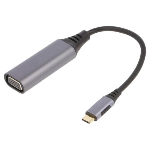 Adaptateur USB 3.0 D-Sub 15pin HD femelle USB C prise male 0.15m - ...