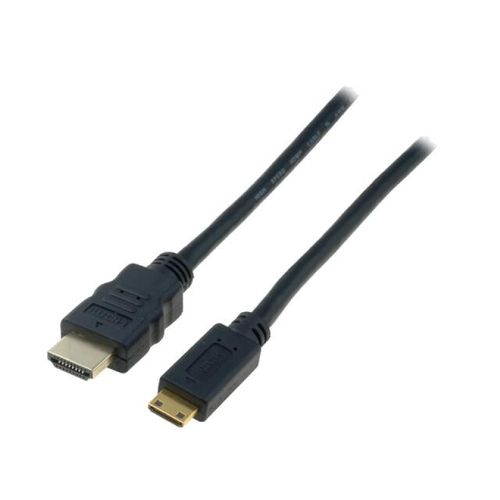 Cable HDMI 1.3 prise male mini HDMI prise male 2m - Noir