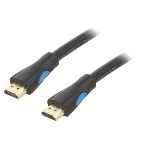 Cable HDMI 1.4 prise male des deux cotes 8m - Noir