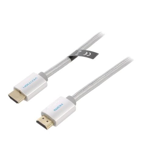 Cable HDMI 2.0 prise male des deux cotes UHD 4K 3D 1m - Noir