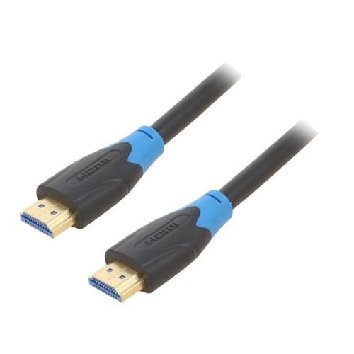Cable HDMI 2.0 prise male des deux cotes UHD 4K 3D 2m - Noir