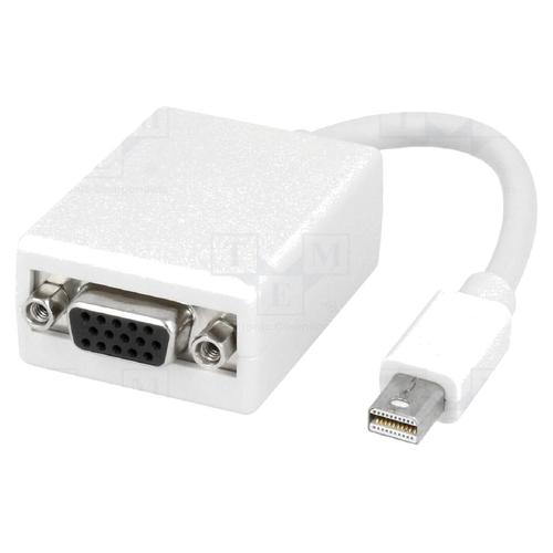 Convertisseur mini DisplayPort vers VGA - Blanc