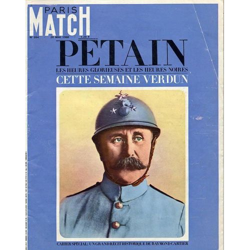 Paris Match Du 28 Mai 1966  N° 894 : Petain Verdun Le Concorde Claude Lelouch Anouk Aimee Sylvie Vartan