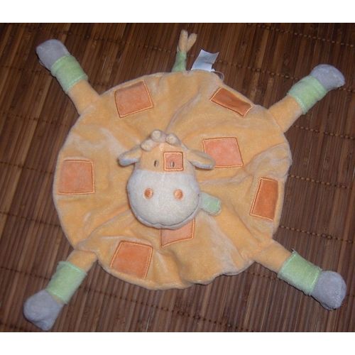 Doudou Girafe Kimbaloo La Halle  Plat