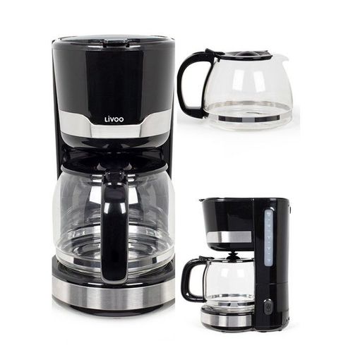 Cafetière Electrique 1000w 15 Tasses-Classique Inox Noire Haute Qualité