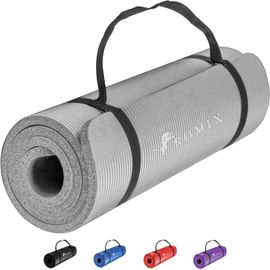 ASFASFq-Tapis Yoga, 10MM Epais Anti-dérapant Écologique Gymnastique Yoga Mat avec