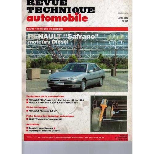 Revue Technique Automobile  N° 561 : Etude Technique Et Pratique Renault Safrane