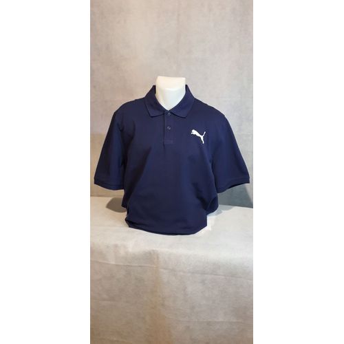 Polo Manches Courtes Bleu Marine Homme Puma Taille Xl