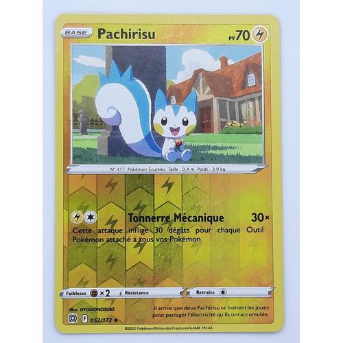 Pachirisu Reverse - Pokémon - Set Stars Etincelantes- 052/172 - Eb09 - Française