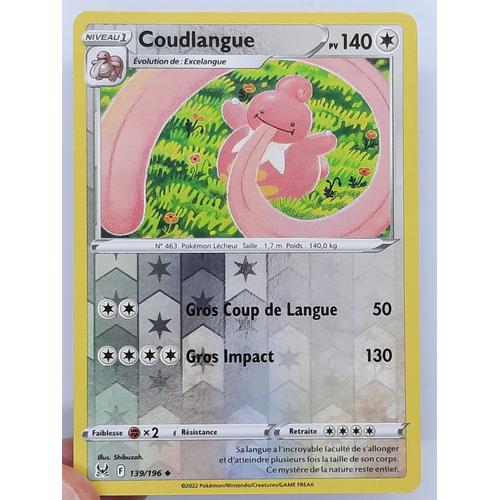 Coudlangue Reverse - Pokémon - Set Origine Perdue - 139/196 - Eb11 - Française