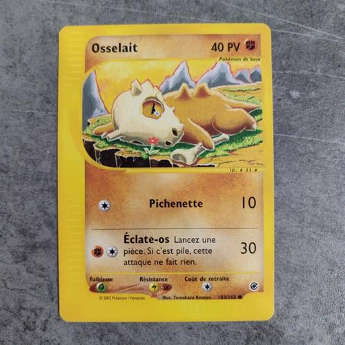 Carte Pokémon Osselait 103/165 Fr