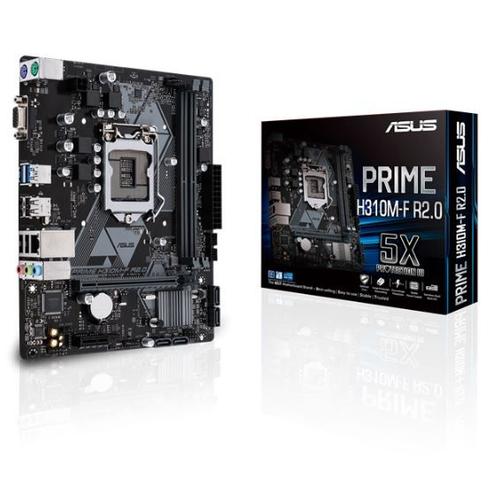 ASUS PRIME H310M-F R2.0 Intel H310 puce mATX carte mere 32GB DRR4 pour LGA 1151
