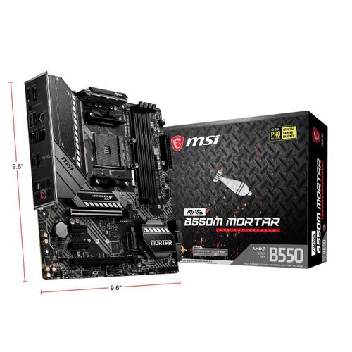 MSI AM4 AMD Micro ATX MAG B550M mortier AM4 AMD B550 SATA 6 Gb/s carte mere Micro ATX AMD Carte mere