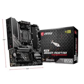 MSI AM4 AMD Micro ATX MAG B550M mortier AM4 AMD B550 SATA 6 Gb/s carte mere Micro ATX AMD Carte mere