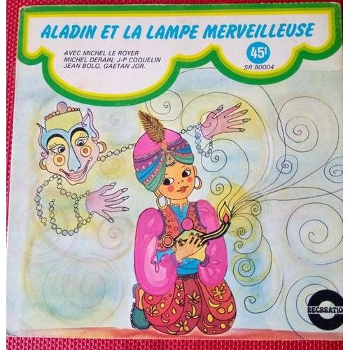 45 Tours Livre-Disque "Aladin Et La Lampe Merveilleuse"