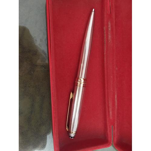 Stylo Bille Argent Et Or Rose Mont-Blanc