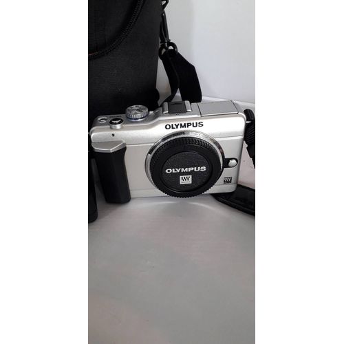 OLYMPUS PEN E-PL1 12.3 MPIX ARGENT