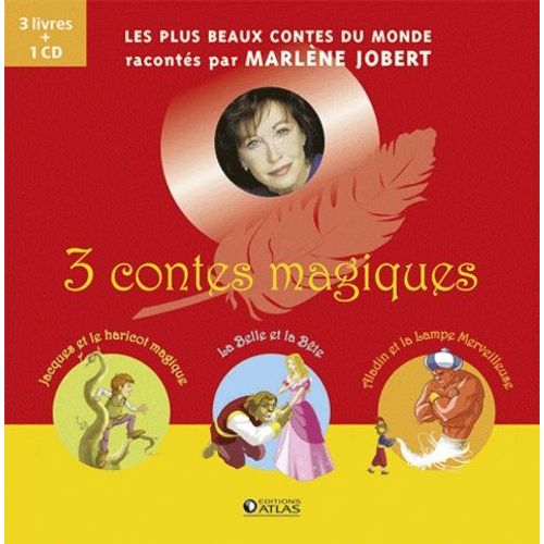 3 Contes Magiques - Coffret En 3 Volumes : Jacques Et Le Haricot Magique - La Belle Et La Bête - Aladin Et La Lampe Merveilleuse (1 Cd Audio)