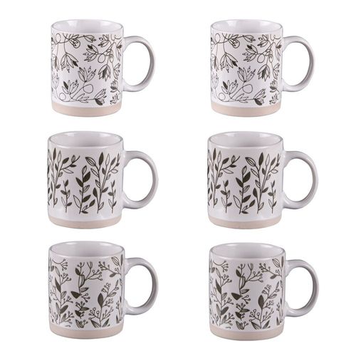Coffret De 6 Tasses Bucolique 18 Cl