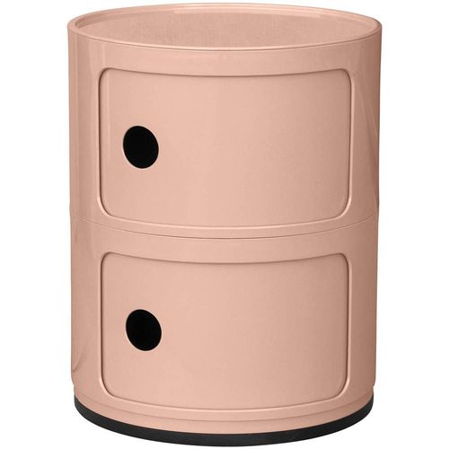 Armoire De Stockage - 2 Tiroirs - New Bili 2 Saumon