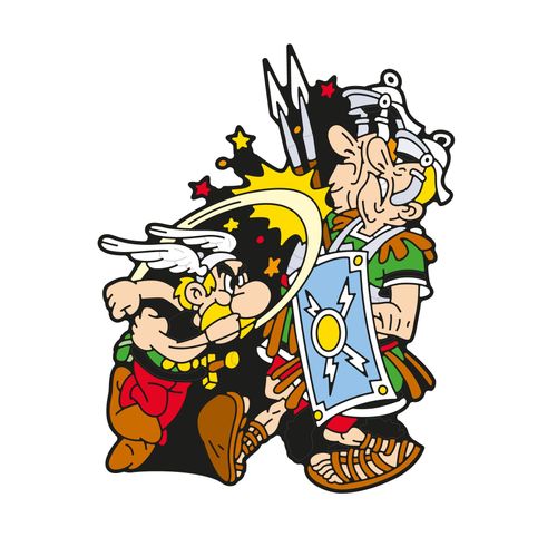 Plastoy - Astérix - Aimant en gomme Astérix le Gaulois Paff !