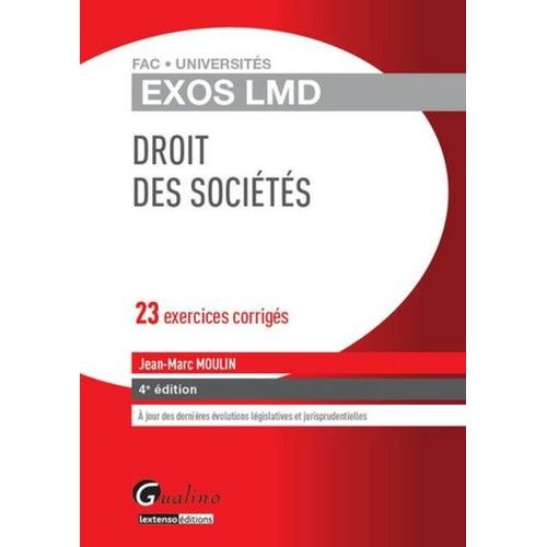 Droit Des Sociétés - 23 Exercices Corrigés