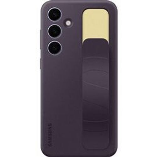 Coque Et Étui Téléphone Mobile Samsung Coque Silicone Avec Lanière Pour Galaxy S24+ Violet Foncé