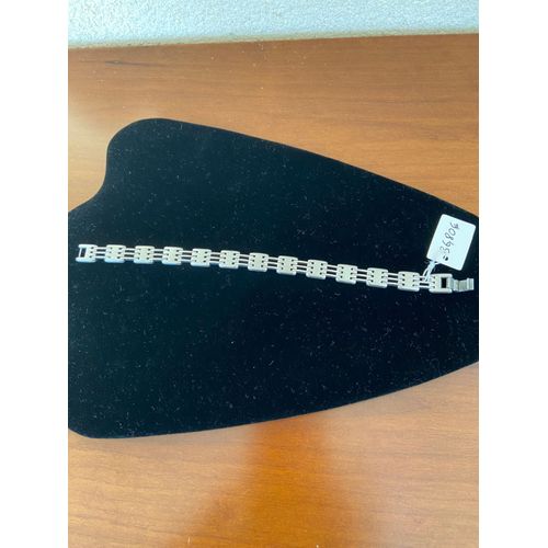 Bracelet En Métal Argenté