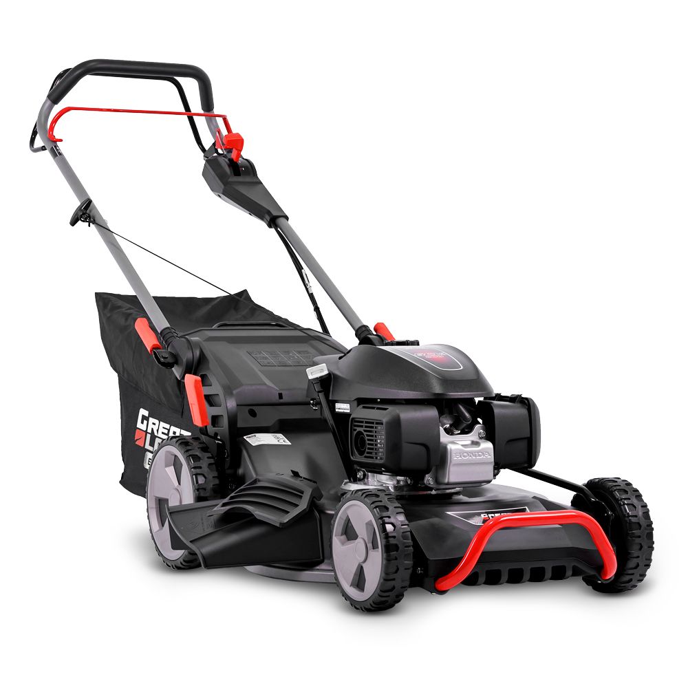 Tondeuse thermique tractée 202CC avec moteur Honda, mulching, éject...