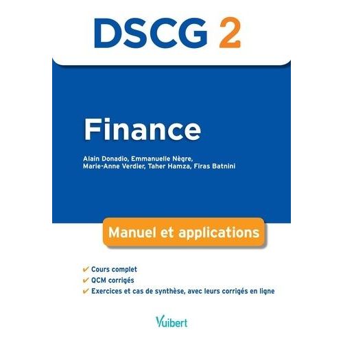 Finance Dscg 2 - Manuel Et Applications