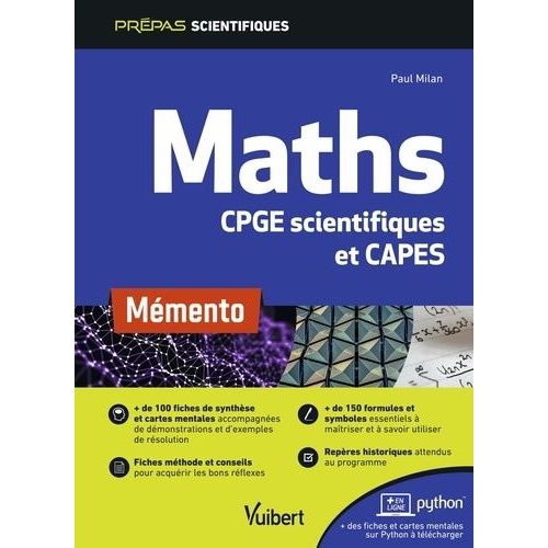 Maths Cpge Scientifiques Et Capes - Mémento