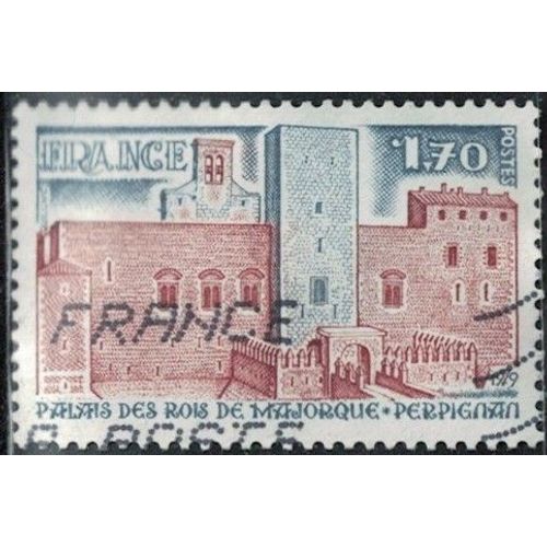 France 1979 Oblitéré Used Palais Des Rois De Majorque Perpignan Y&t Fr 2044 Su