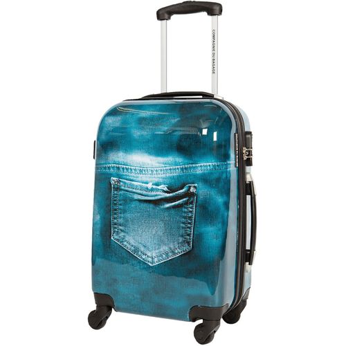 Valise - 4 Roues - Decor Jeans