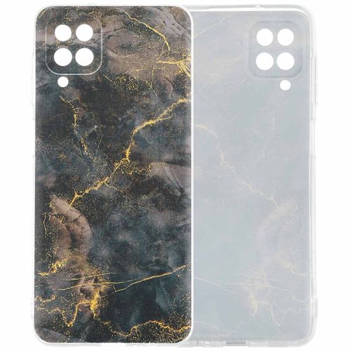 Imoshion Coque Design Samsung Galaxy A12 Black Marble