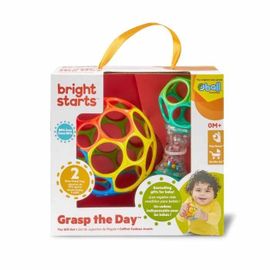 BRIGHT STARS Coffret cadeau de naissance O'Ball avec 2 jouets