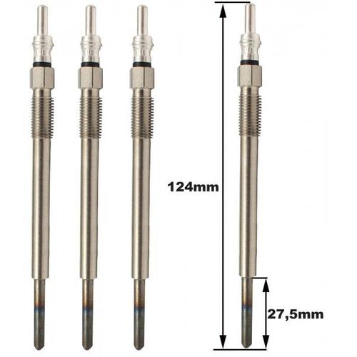 Lot De Quatre Bougies De Préchauffage Premium - Peugeot 407 1.6 Hdi 109 05/2004-12/2010