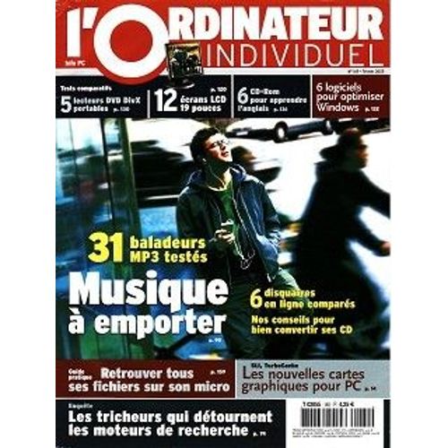 L'ordinateur Individuel  N° 169 : Musique À Emporter