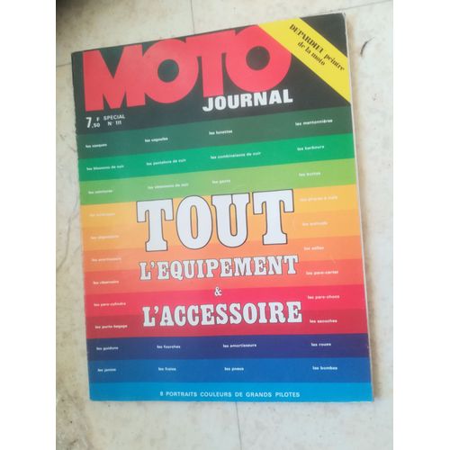 Moto Journal - Nº 111 Tout L'equipement L'acessoire