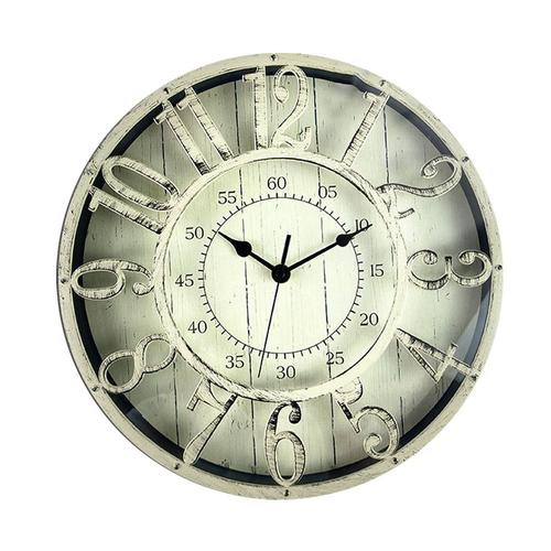 12 pouces nouvelle horloge à quartz rétro simple nordique