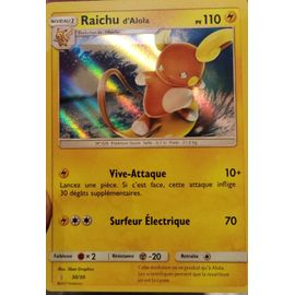 Carte Pokémon Française Holo 30 /30 Raichu Kit Trainer Raichu