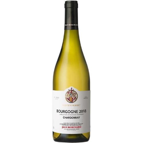 Jean Bouchard 2018 Bourgogne Chardonnay - Vin Blanc De Bourgogne - Tastevinage