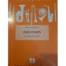 Printemps. Clarinette. Olivier Dartevelle