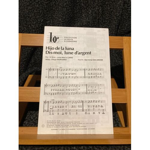 Jose-Maria Cano Hijo De La Luna Partition Choeur A Capella Éd. Blaxi Music