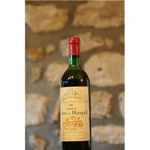 Vin Rouge, St Estephe, Château Graves De Blanquet 1983