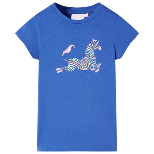 T-Shirt Pour Enfants Bleu Cobalt 116