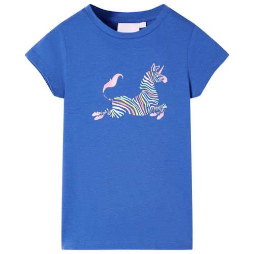 T-Shirt Pour Enfants Bleu Cobalt 128