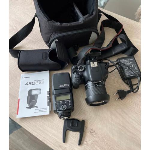 Appareil photo canon EOS 600 avec speedlight